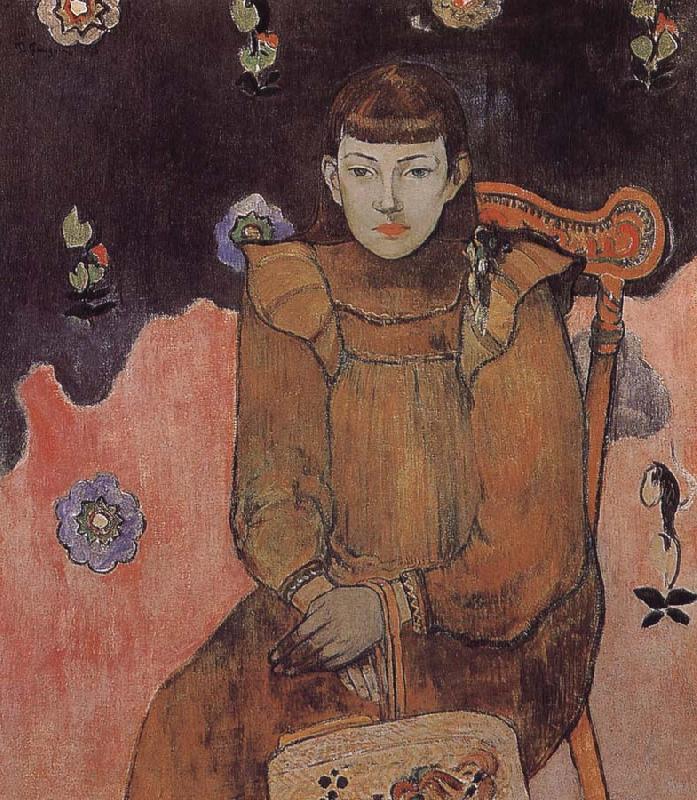 Paul Gauguin Girl portrait oil painting image
